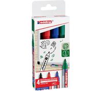 Edding EDDING - 360 Whiteboard-Marker farbsortiert 1.5 - 3.0 mm 4 St. 4-360-4-2 Set de marqueurs pour tableau blanc noir, bleu, rouge, vert 1 pc(s)