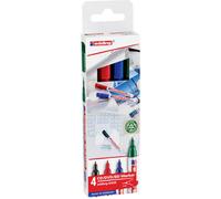 Edding EDDING - 8400 CD-Marker farbsortiert 0.5 - 1.0 mm 4 St. 4-8400-4-2 Marqueur à CD/DVD noir, vert, rouge, bleu 0.5 mm, 1 mm