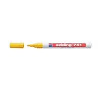 edding Marqueur peinture 751 jaune – pointe ogive 1-2 mm – lot de 10