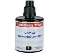 Edding Recharge d'encre T 100 pour marqueurs permanents – vert 100 ml (compte-gouttes)