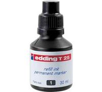 Edding T 25 Recharge d'encre pour marqueur permanent - bleu - 30 ml - avec système de distribution par gouttes, pour une recharge rapide de presque tous les marqueurs permanents
