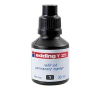 edding Encre de recharge marqueur permanent T 25 - système de distribution de gouttes - rouge 30 ml