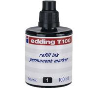 Edding Encre de recharge pour marqueur noir 100 ml 4-T100001