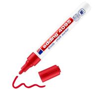 edding Marqueur craie 4095 4-4095002 – rouge, pointes 4 mm et 15 mm