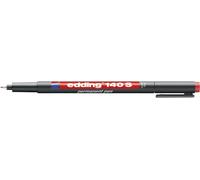 Edding Feutre pour transparent 140 S permanent pen super fine 4-140002 rouge