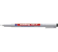 Edding Feutre pour transparent 151 F non-permanent pen 4-151001 noir