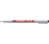 Edding Feutre pour transparent 152 M non-permanent pen 4-152003 bleu