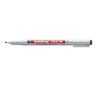 edding Marqueur effaçable 152 M - Feutre pour transparents, pointe 1 mm - Noir