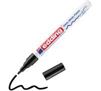 EDDING GLM751SW - Marqueur peinture brillant, 1-2 mm, noir