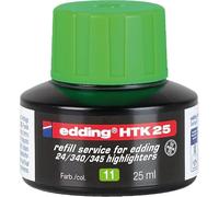 edding HTK 25 recharge d'encre - gris clair - 25 ml - avec système capillaire, idéal pour recharger proprement et simplement les surligneurs edding e-345 et e-24.