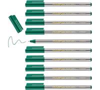 Edding Lot De 10 Feutres Fin 88 Vert 0,6 Mm