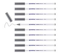 Edding Lot De 10 Feutres Pour Textiles 4600 Gris 1 Mm