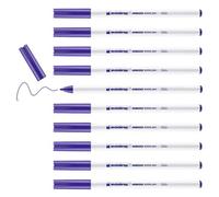 Edding Lot De 10 Feutres Pour Textiles 4600 Violet 1 Mm