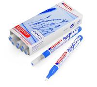 Edding Lot De 10 Marqueurs Acrylique Fin 5300 Bleu Gentiane 1-2 Mm