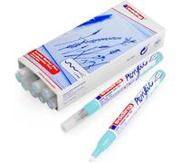 Edding Lot De 10 Marqueurs Acrylique Fin 5300 Bleu Pastel 1-2 Mm