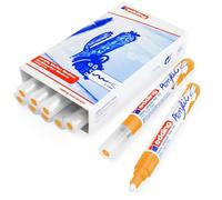 Edding Lot De 10 Marqueurs Acrylique Moyen 5100 Jaune Soleil 2-3 Mm