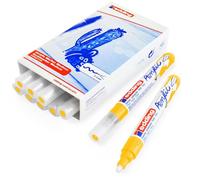 Edding Lot De 10 Marqueurs Acrylique Moyen 5100 Jaune Trafic 2-3 Mm