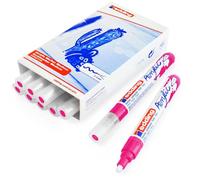 Edding Lot De 10 Marqueurs Acrylique Moyen 5100 Telemagenta 2-3 Mm