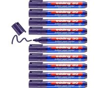 Edding Lot De 10 Marqueurs Papier Encre Brillante 30 Violet 1,5-3 Mm