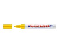 EDDING Lot de 10 Marqueurs Peinture 8750 Spécial Industrie Jaune 2-4 mm