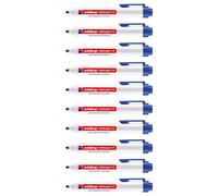 Edding Lot De 10 Marqueurs Permanent Retract 11 Bleu 1,5-3 Mm