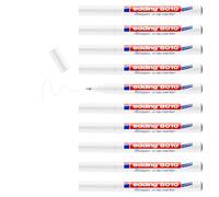Edding Lot De 10 Marqueurs Spécial Radiologie 8010 Blanc Pointe Fine 0,8 Mm
