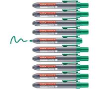Edding Lot De 10 Marqueurs Tableau Blancs Retract¿12 R¿Tractable Vert Pointe Ronde 1,5-3 Mm