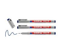 Edding Lot De 3 Feutres Non Permanent 152 M Bleu 1 Mm