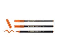 Edding Lot De 3 Feutres Pointe Pinceau 1340 Orange 1-3 Mm