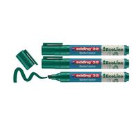 Edding Lot De 3 Marqueurs Pour Chevalets 32 Vert 1-5 Mm