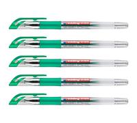 Edding Lot De 5 Rollers À Encre Gel 2185 Vert 0,7 Mm