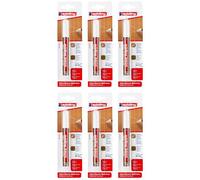 Edding Lot De 6 Marqueurs Pour Meuble 8900 Blister De 1 Noyer Clair 1,5-2 Mm