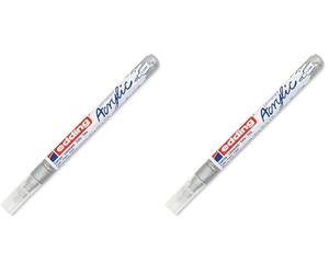 Edding Marker acrylique E-5300 Fine Silver (Lot de 2)