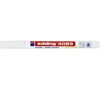 Edding - Marqueur à craie 4085 rond 1-2 mm blanc | 10 pièces