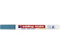 Edding - Marqueur à craie 4085 rond 1-2 mm bleu métallisé | 10 pièces