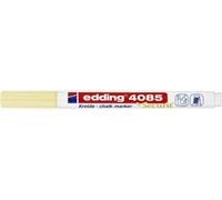 Edding - Marqueur à craie 4085 rond 1-2 mm jaune pastel | 10 pièces