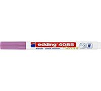 Edding - Marqueur à craie 4085 rond 1-2 mm rose métallisé | 10 pièces