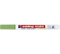 Edding - Marqueur à craie 4085 rond 1-2 mm vert métallisé | 10 pièces