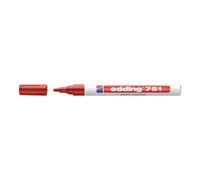 Edding Marqueur à encre 751 rouge graduation 1-2 mm pointe ronde Quantité:10