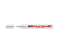 Edding Marqueur à encre EDDING 750 blanc graduation 2-4 mm pointe ronde Quantité:10