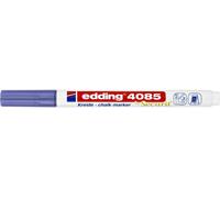 Edding - Marqueur à la craie 4085 rond 1-2 mm violet métallisé | 10 pièces