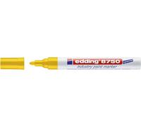 Edding - Marqueur à peinture 8750 Industrie 2-4 mm jaune | 10 pièces