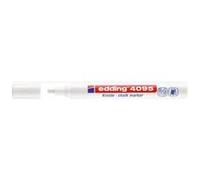 edding Marqueur craie liquide 4095 – blanc effaçable – pointe ronde 2–3 mm – opaque