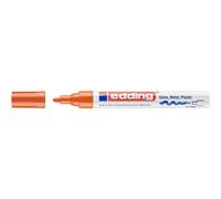 Edding Marqueur peinture brillante 750 – pointe ronde 2–4 mm, étanche, très opaque – orange