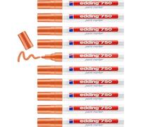 Edding marqueur peinture e-750 orange Lot de 10Unité(s)