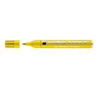 Edding Marqueur Permanent 2000c Corps Alu Jaune Pointe Ronde 1,5-3 Mm