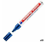 Edding Marqueur Permanent 3300 Bleu 10 unités