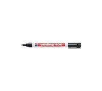 edding - marqueur permanent 400, pointe ogive, bleu