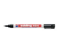 Edding Marqueur permanent 404 – Pointe ronde 0,75 mm Noir – Lot de 10