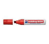 edding - marqueur permanent 800, pointe biseautée, bleu Bleu G